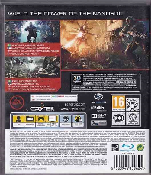 Crysis 3 - PS3 (B Grade) (Genbrug)